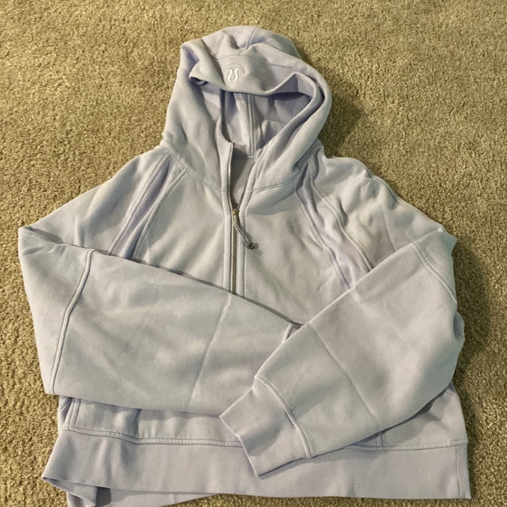 Lululemon Scuba Half Zip Pastel Blue